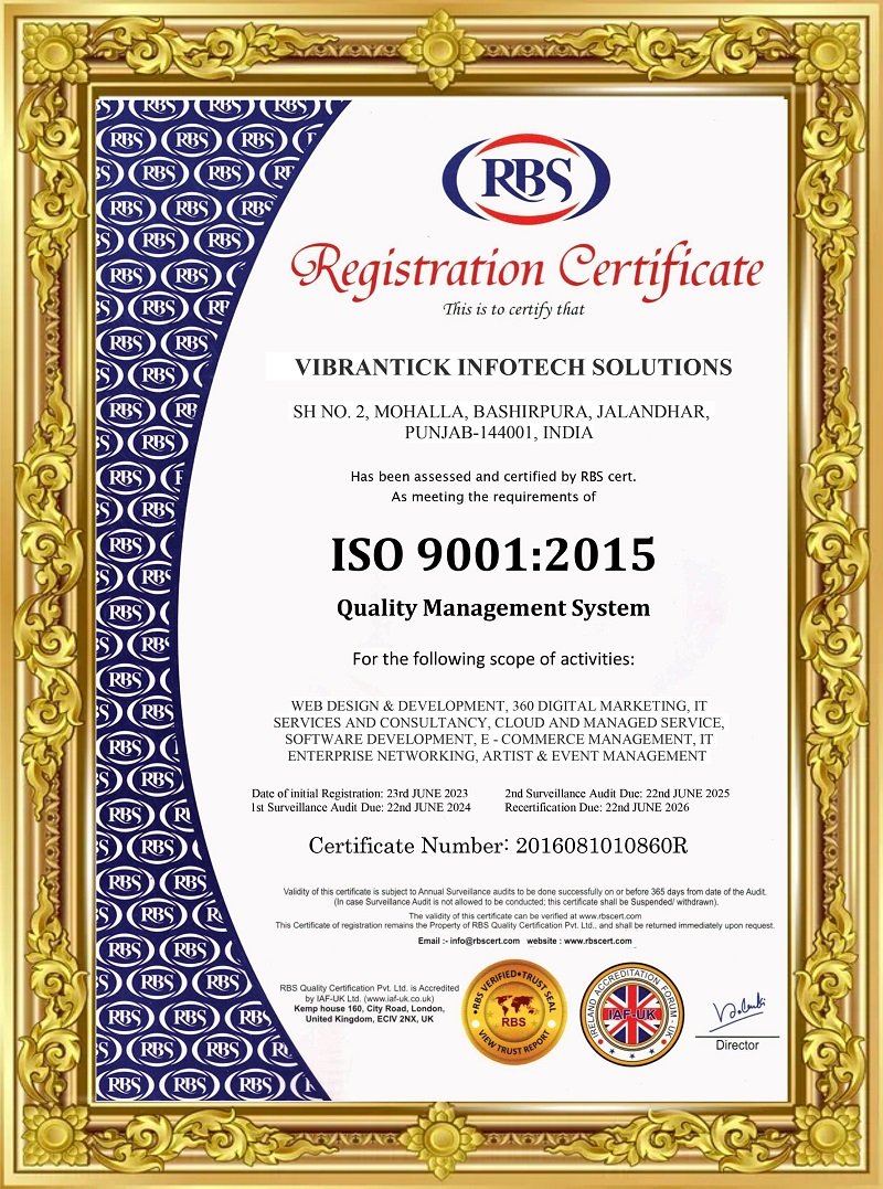 iso certi